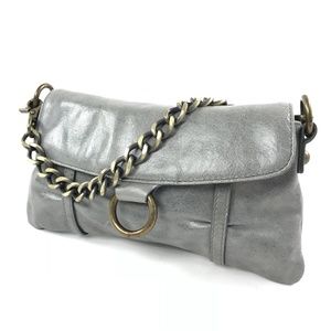HOBO International Leather Clutch Baguette